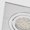 Monthois Inbouw verlichting LED Chroom, Nikkel mat, 1-licht