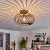 Oravi Plafondlamp Koperkleurig, 1-licht