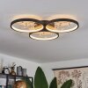 Fombillou Plafondlamp LED Zwart, 1-licht