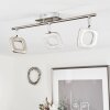 Villenauxe Plafondlamp LED Chroom, Nikkel mat, 3-lichts