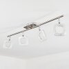 Villenauxe Plafondlamp LED Chroom, Nikkel mat, 4-lichts
