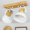 Orny Plafondlamp Natuurlijke kleuren, Wit, 2-lichts