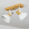 Orny Plafondlamp Natuurlijke kleuren, Wit, 2-lichts