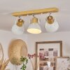 Orny Plafondlamp Natuurlijke kleuren, Wit, 3-lichts