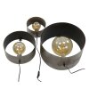 Charger Muurlamp Oud zilver, 3-lichts