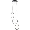 Brilliant Chaumont Hanglamp LED Zwart, 3-lichts