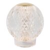 Lucide CINTRA Tafellamp LED Transparant, Helder, 1-licht
