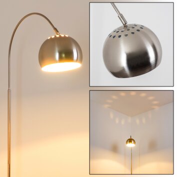 Flisa Staande lamp Nikkel mat, 1-licht