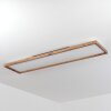 Longvic Plafondpaneel LED Bruin, houtlook, Zwart, 1-licht