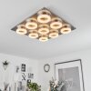 Thiernu Plafondlamp LED Nikkel mat, 1-licht