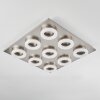 Thiernu Plafondlamp LED Nikkel mat, 1-licht