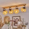 Auboncourt Plafondlamp Natuurlijke kleuren, 4-lichts