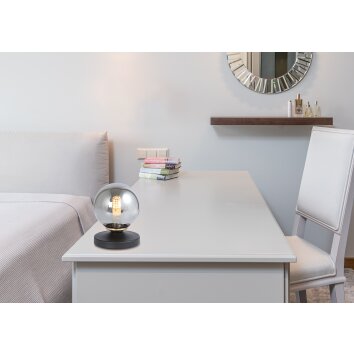 Globo JORGE Tafellamp Rookkleurig, 1-licht