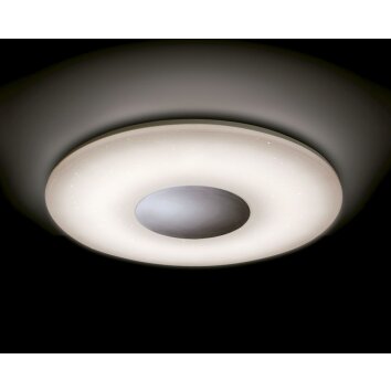 Mantra REEF Plafondlamp LED Chroom, Wit, 1-licht, Afstandsbediening