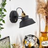 Llanage Muurlamp Zwart, Wit, 1-licht