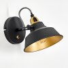 Llanage Muurlamp Zwart, Wit, 1-licht