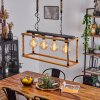 Lautremen Hanglamp Natuurlijke kleuren, Zwart, 4-lichts