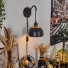 Wambez Muurlamp Zwart, 1-licht