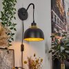Wambez Muurlamp Zwart, 1-licht