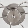 Frans Plafondlamp LED Nikkel mat, 1-licht