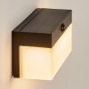 Malalhue Solarlamp LED Zwart, 1-licht, Bewegingsmelder
