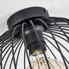 Mossay Plafondlamp Zwart, 1-licht