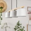 Combarbala Hanglamp Grijs, Natuurlijke kleuren, 3-lichts