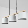 Combarbala Hanglamp Grijs, Natuurlijke kleuren, 3-lichts
