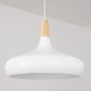 Mansle Hanger Natuurlijke kleuren, Wit, 1-licht