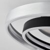 Golega Plafondlamp LED Aluminium, Zwart, 1-licht
