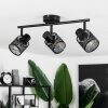 Roto Plafondlamp Zwart, 3-lichts