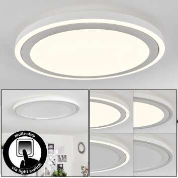 Audrieu Plafondpaneel LED Wit, 2-lichts