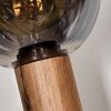 Vouhet Tafellamp Bruin, houtlook, Zwart, 1-licht