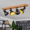 Tina Plafondlamp Bruin, Zwart, 4-lichts