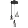 Globo GARRI Hanger Zwart, 3-lichts