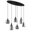 Globo GARRI Hanger Zwart, 6-lichts