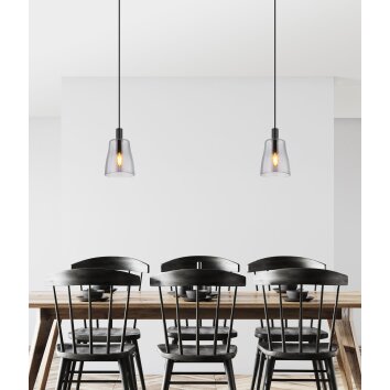 Globo GARRI Hanger Zwart, 1-licht