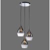 Paul Neuhaus PILUA Hanglamp Chroom, 3-lichts