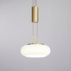Paul Neuhaus Q-ETIENNE Hanglamp LED Messing, 2-lichts, Afstandsbediening
