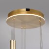 Paul Neuhaus Q-ETIENNE Hanglamp LED Messing, 3-lichts, Afstandsbediening