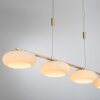 Paul Neuhaus Q-ETIENNE Hanglamp LED Messing, 4-lichts, Afstandsbediening