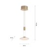 Paul Neuhaus LAUTADA Hanglamp LED Messing, 1-licht