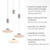Paul Neuhaus LAUTADA Hanglamp LED Staal geborsteld, 3-lichts