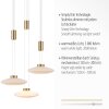 Paul Neuhaus LAUTADA Hanglamp LED Messing, 3-lichts