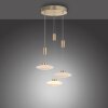 Paul Neuhaus LAUTADA Hanglamp LED Messing, 3-lichts