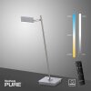 Paul Neuhaus PURE-MIRA Tafellamp LED Aluminium, 1-licht, Afstandsbediening