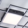 Paul Neuhaus Q-ASMIN Plafondlamp LED Zwart, 1-licht, Afstandsbediening