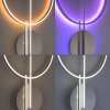 Paul Neuhaus Q-ARKOA Plafondlamp LED Staal geborsteld, 1-licht, Afstandsbediening, Kleurwisselaar