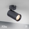 Paul Neuhaus PURE-TECHNIK Plafondlamp LED Zwart, 1-licht