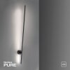 Paul Neuhaus PURE-GRAFO Muurlamp LED Zwart, 1-licht